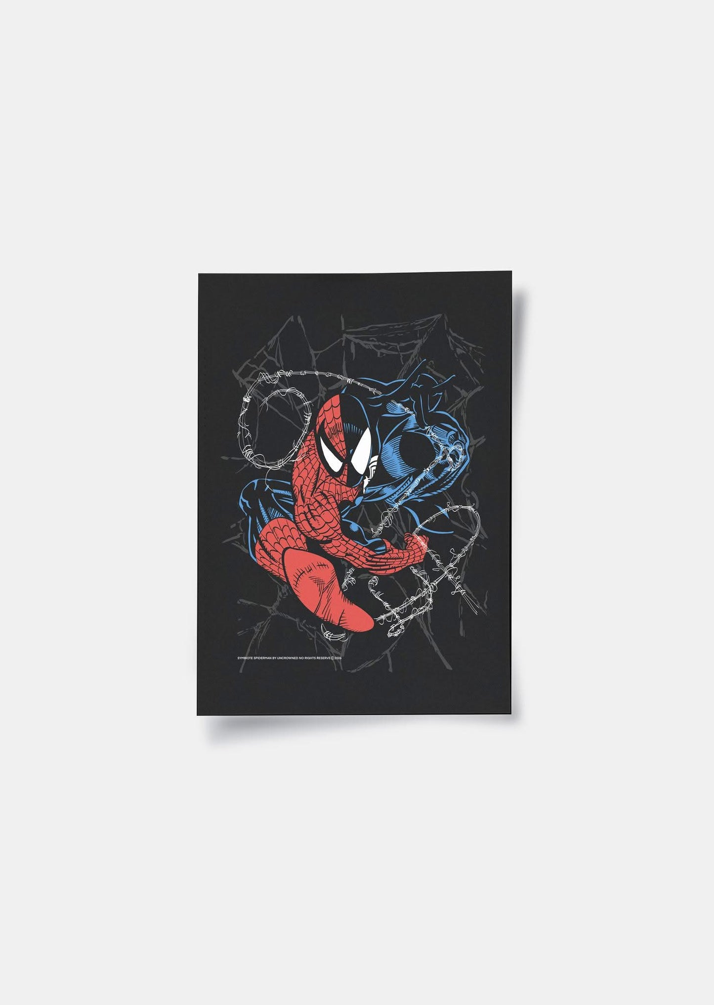 SYMBIOTE SPIDERMAN - A3 RISOGRAPH POSTER (LIMITED)