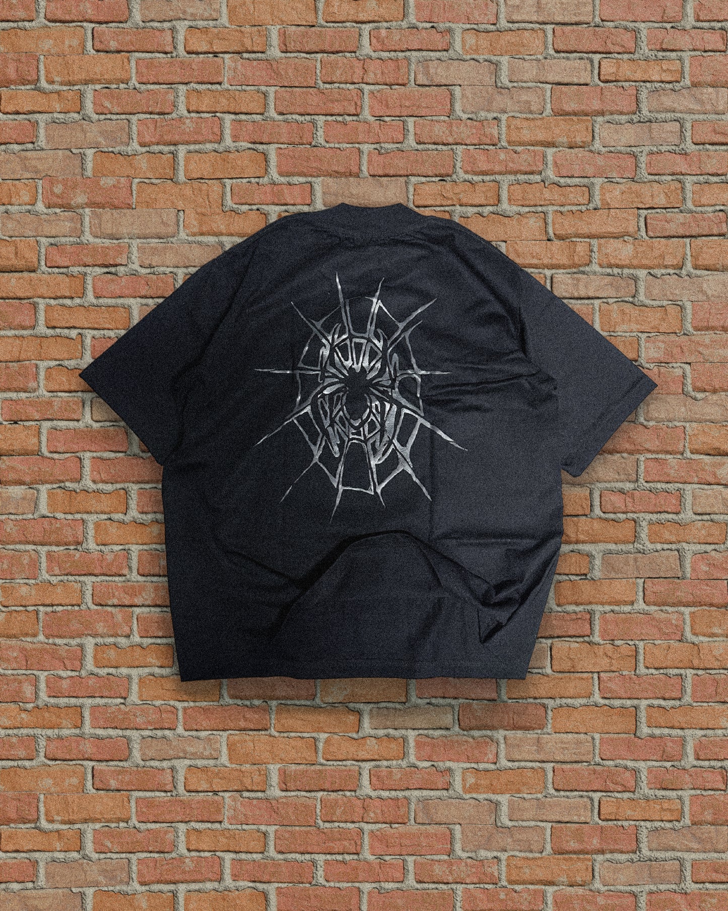 CREWNECK SHIRT - SPIDERMAN SYMBIOTE - BLACK
