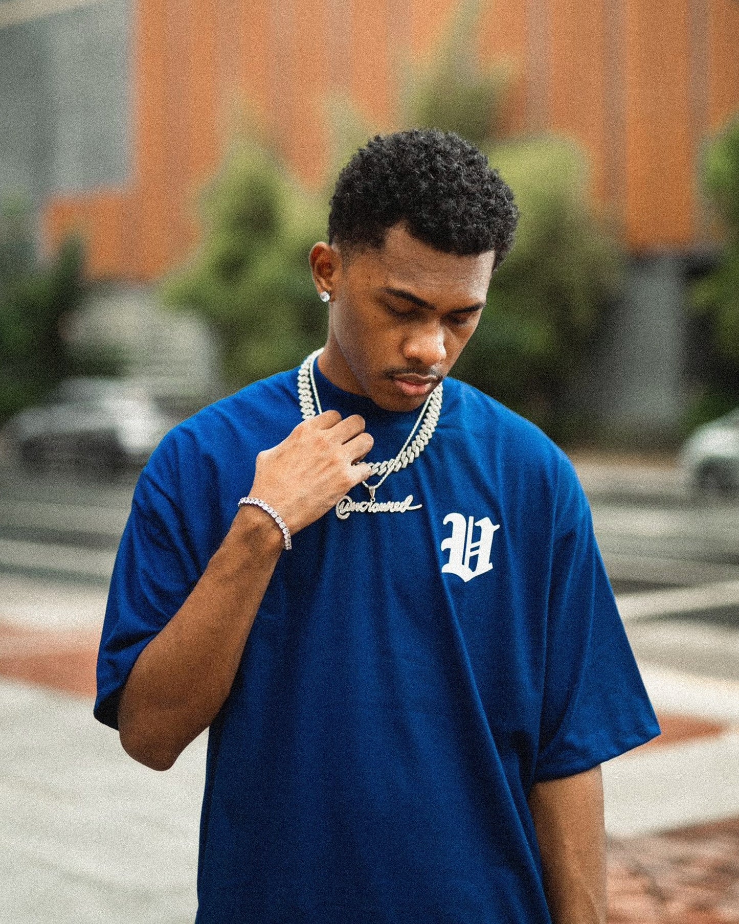 CREWNECK SHIRT™ - U LOGO - ROYAL BLUE