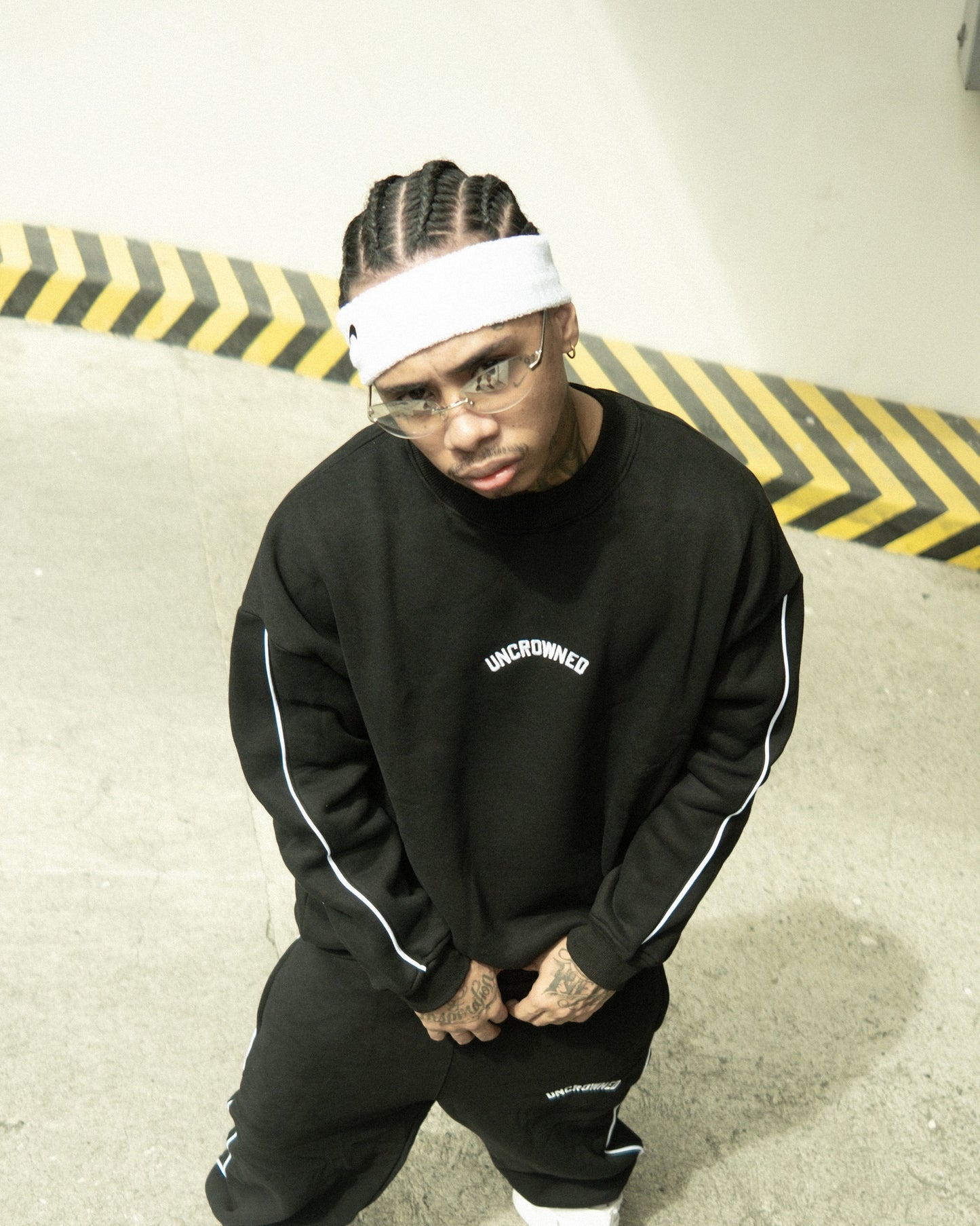 TRACKSUIT - CREWNECK - BLACK