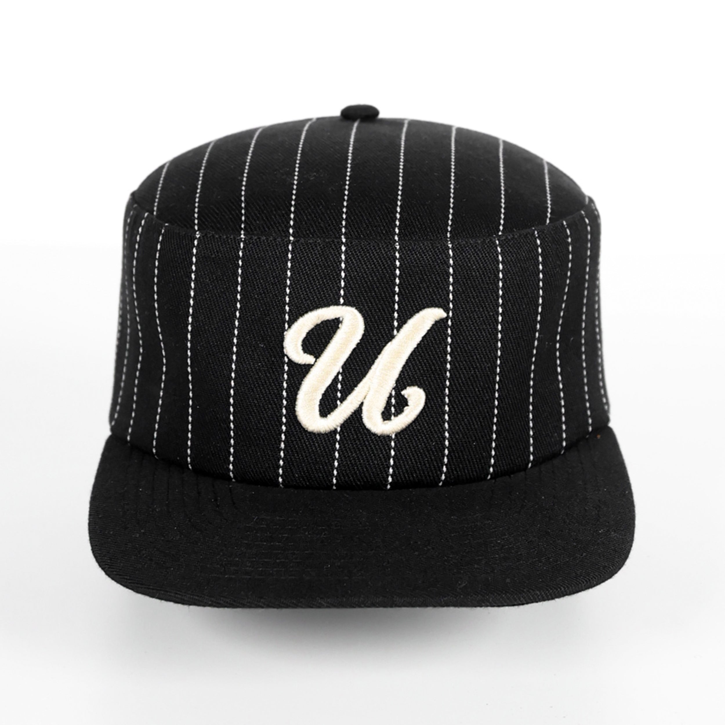 PILLBOX HAT - PINSTRIPES (BLACK) – Uncrowned
