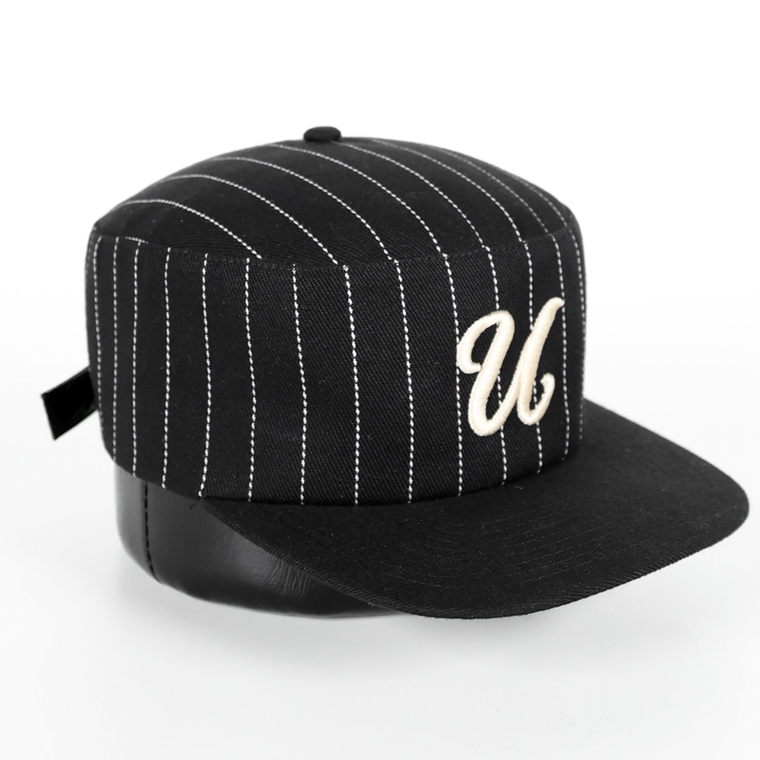 PILLBOX HAT - PINSTRIPES (BLACK) – Uncrowned