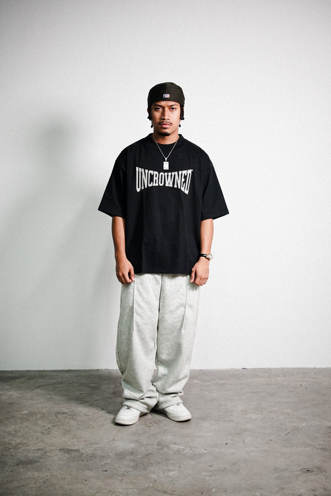 PREMIUM CREWNECK SHIRT™ - ATHLETICS - BLACK