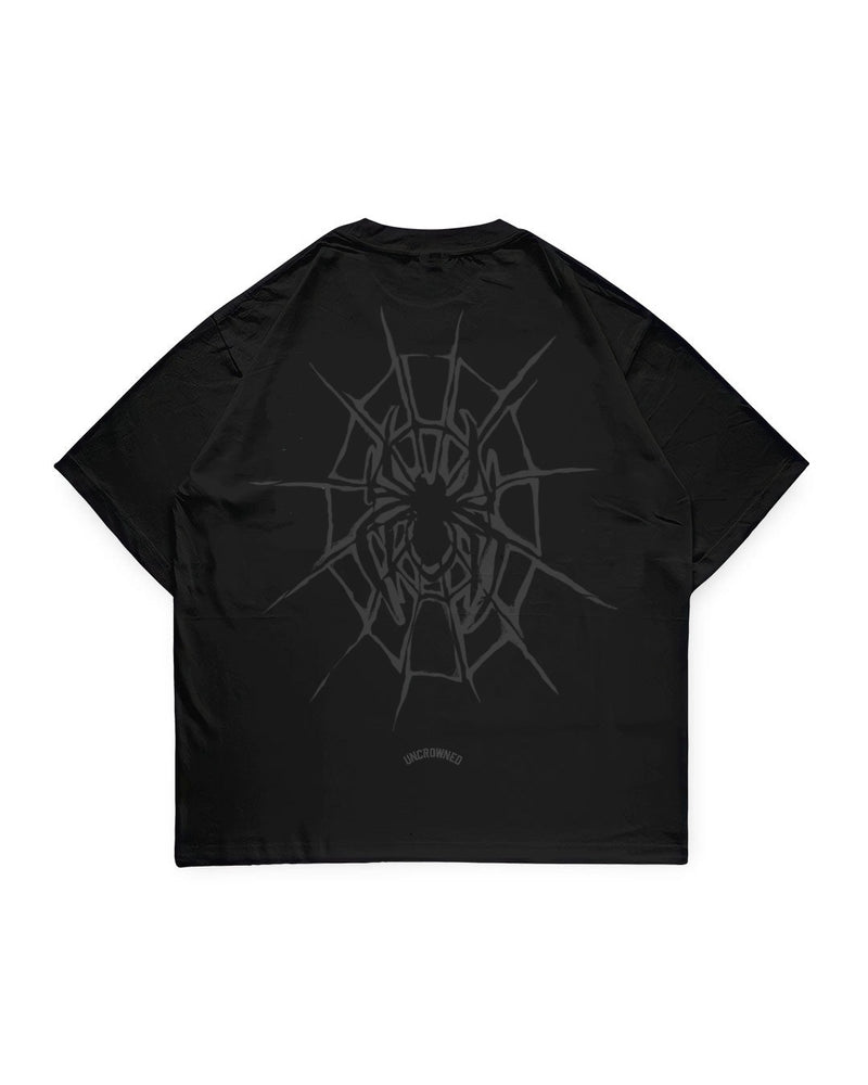 CREWNECK SHIRT - SPIDERMAN SYMBIOTE - BLACK