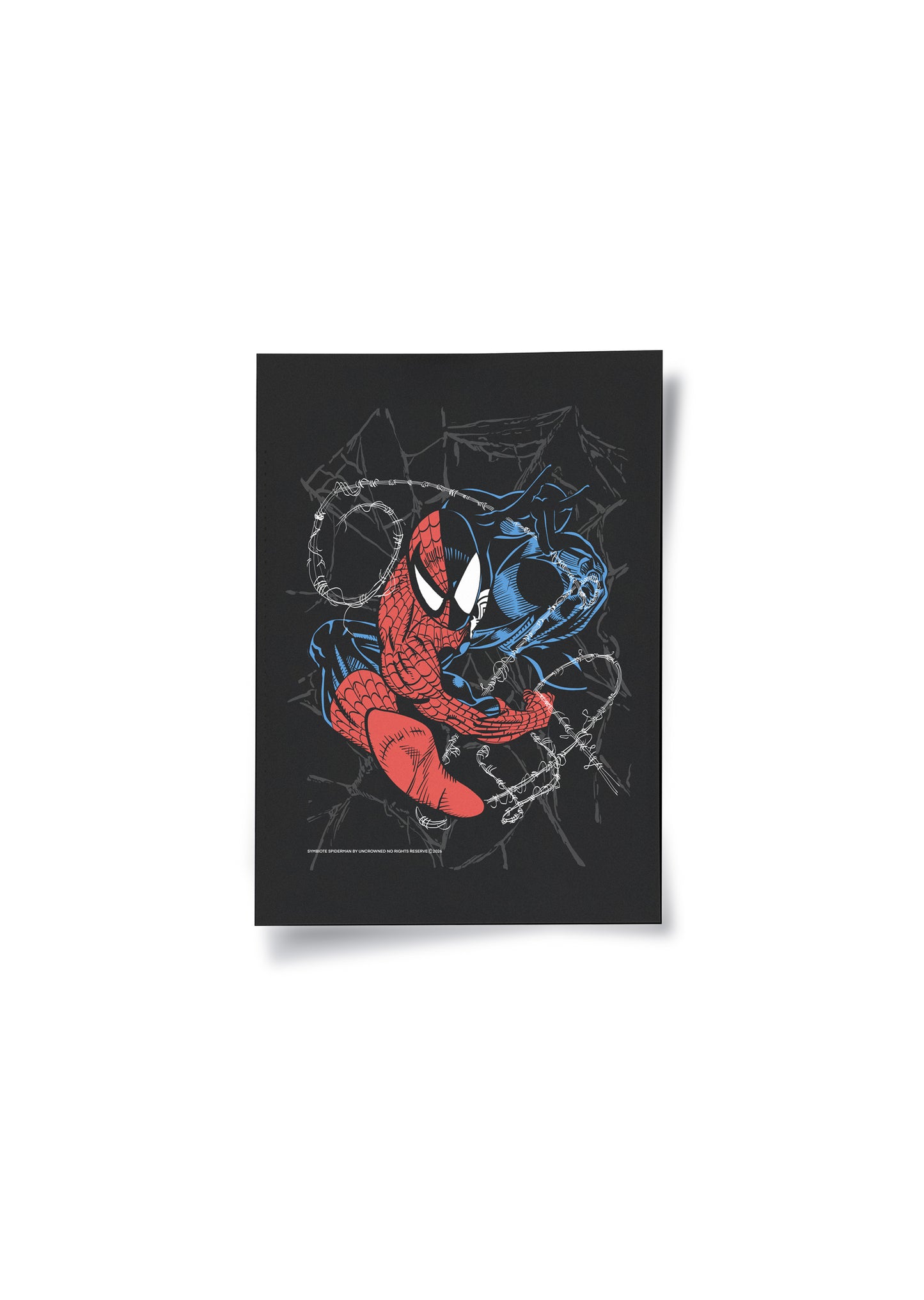 SYMBIOTE SPIDERMAN - A3 RISOGRAPH POSTER (LIMITED)